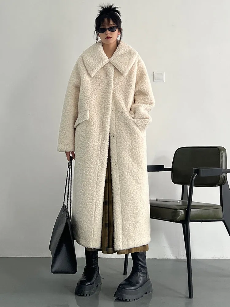 Teeka Fuzz Coat - Cream