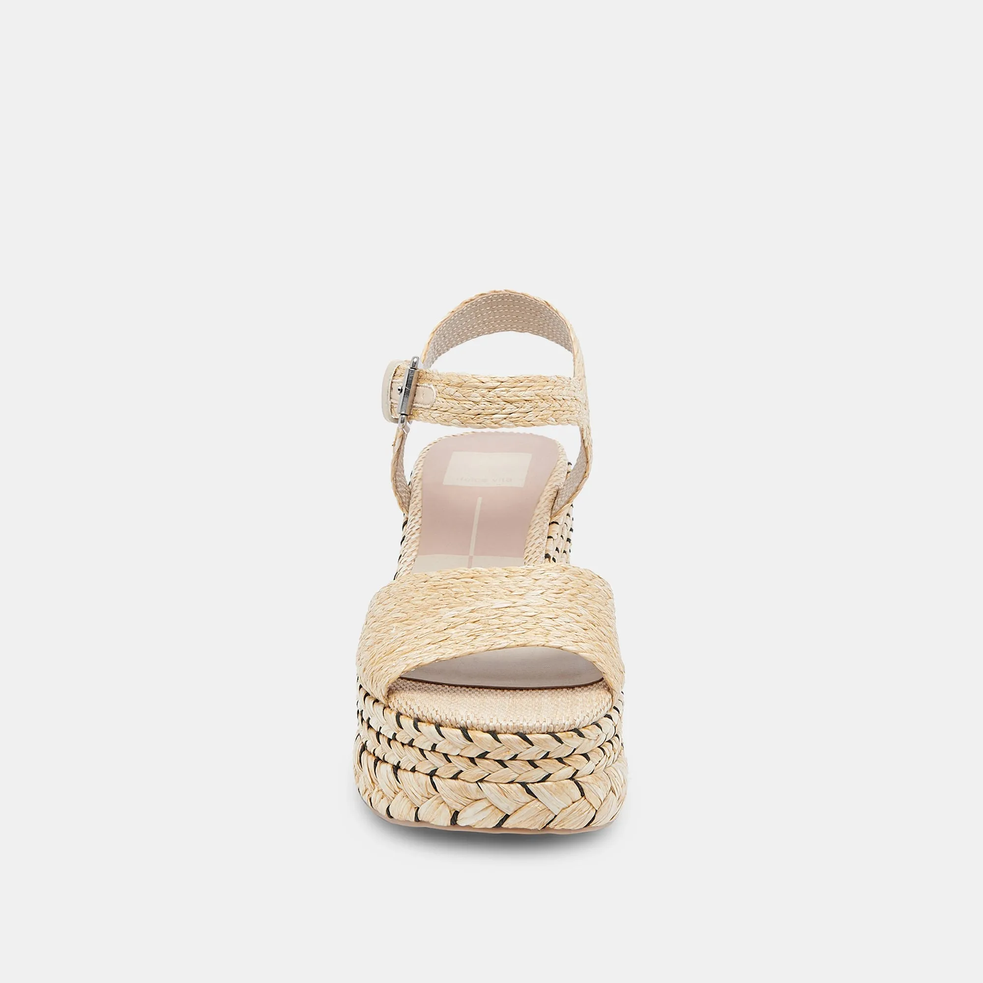 TIAGO WEDGES LT NATURAL RAFFIA - re:vita