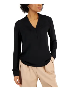 Womens Surplice Work Wear Blouse